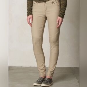 Prana breanna pant skinny Moto mid rise fitted 8